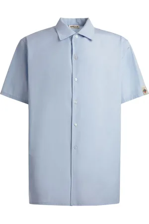 Bally Logo-appliqu?? cotton shirt