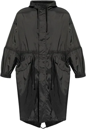 Etudes Logo-print ripstop parka coat