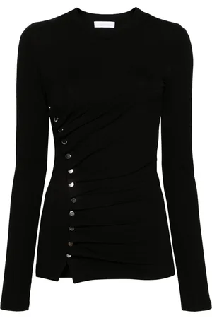 Paco rabanne Asymmetric studded T-shirt