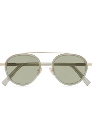 Ermenegildo Zegna Orizzonte II round-frame sunglasses