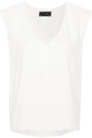 Styland Sleeveless crepe blouse