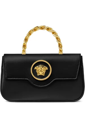 VERSACE La Medusa satin mini bag