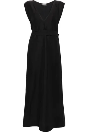 Fabiana Filippi Belted crepe midi dress
