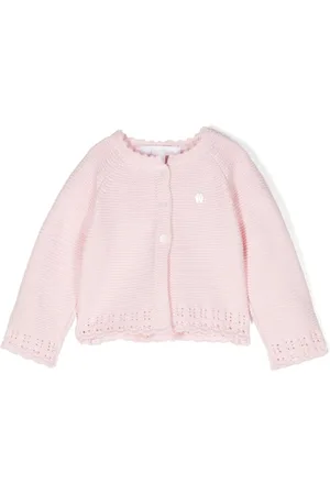 PATACHOU Scallop-edge cotton cardigan