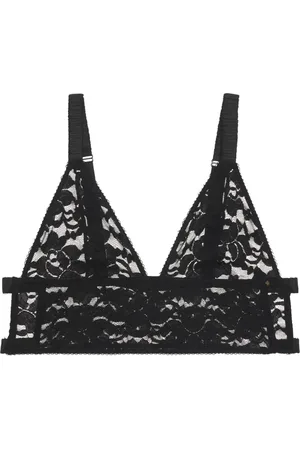 ANINE BING Violet floral-lace bralette