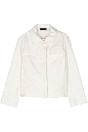 Emporio Armani Logo-jacquard shirt jacket
