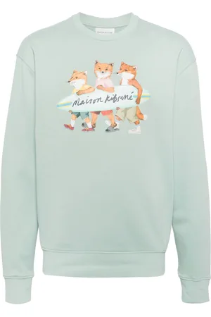 Maison Kitsuné Signature fox motif cotton sweater