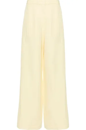 Fabiana Filippi Slub-texture straight trousers