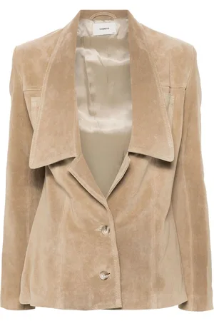 COPERNI Suede single-breasted jacket