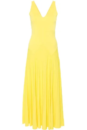 Twin-Set Knitted pleated maxi dress