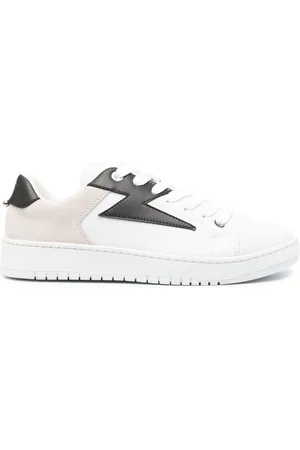 Neil Barrett Duran panelled leather sneakers