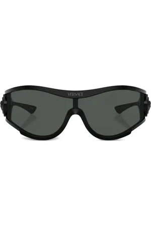 VERSACE Medusa-plaque pilot-frame sunglasses