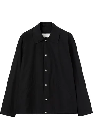 Jil Sander Logo-print cotton-poplin shirt jacket