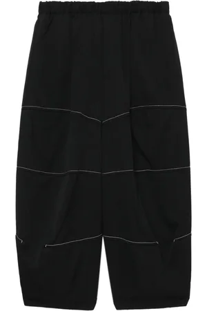 Comme des Garçons Tapered-leg cropped trousers