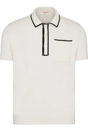 VALENTINO GARAVANI Contrast-trim cotton polo shirt