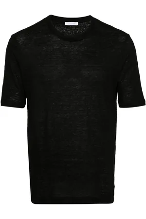 Cruciani Crew-neck linen T-shirt