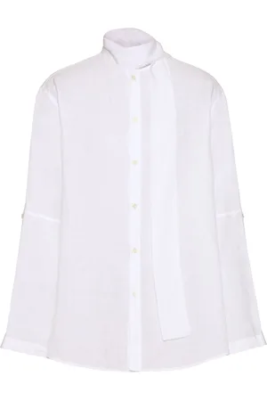 VALENTINO GARAVANI Neck-tie linen shirt