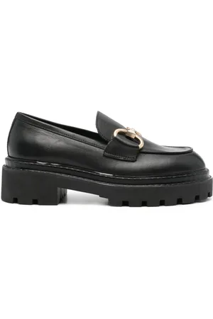 VAMSKO Horsebit-detail leather loafers