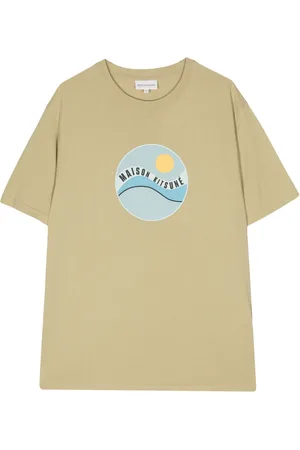 Maison Kitsuné Pop Wave-print cotton T-shirt