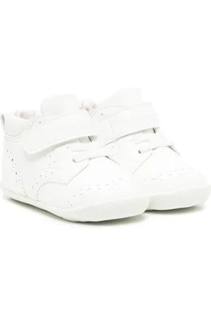 Miki House Touch-strap lace-up sneakers