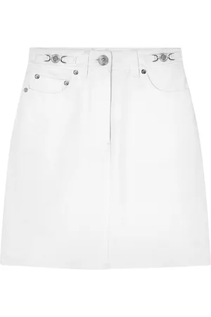 VERSACE A-line denim skirt