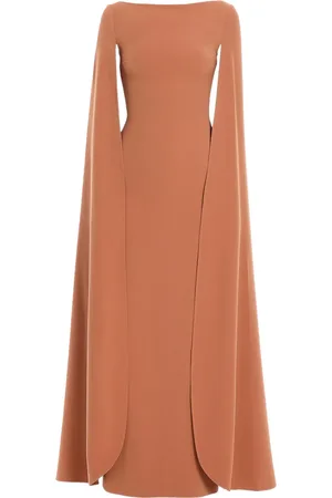 Solace The Sadie cape-design maxi dress