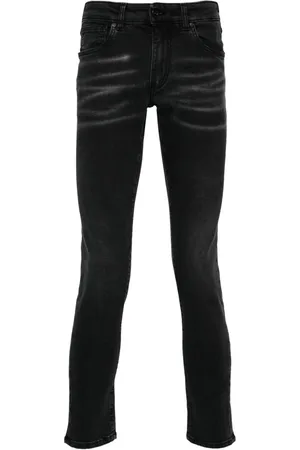 SALVATORE SANTORO Washed skinny jeans