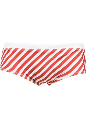 AMIR SLAMA Striped swim briefs
