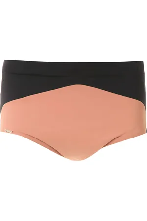 AMIR SLAMA Panel swim trunks