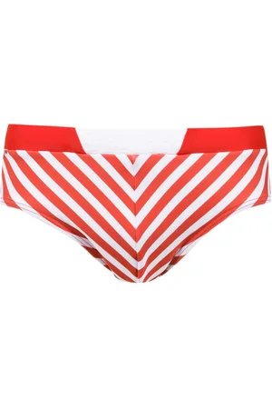 AMIR SLAMA Striped swim briefs