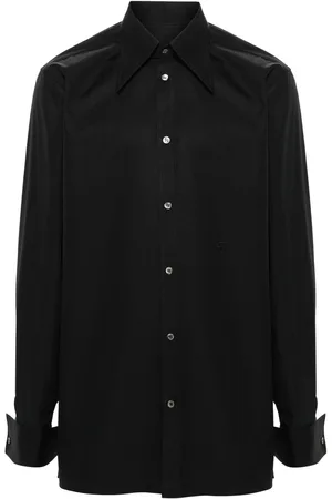 Maison Margiela Embroidered-motif cotton shirt