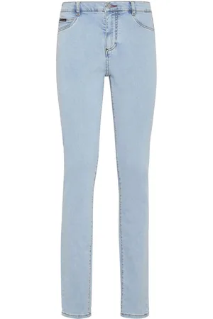 Philipp Plein Logo-plaque skinny-cut jeans