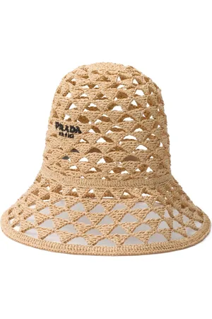Prada Logo-embroidered bucket hat
