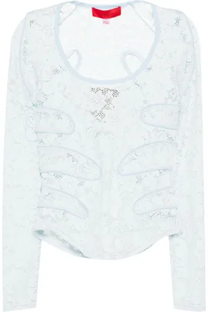 ECKHAUS LATTA Seraph floral-lace top