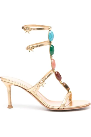 Gianvito Rossi 70mm Shanti leather sandals