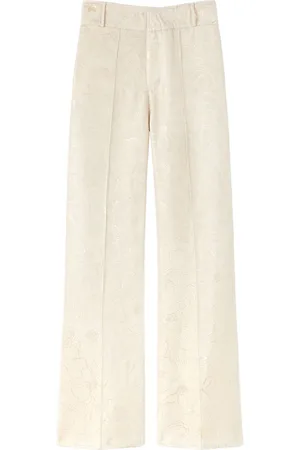 Destree Yoshismart jacquard cropped trousers