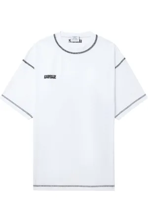 Vetements Contrast-stitching cotton T-shirt