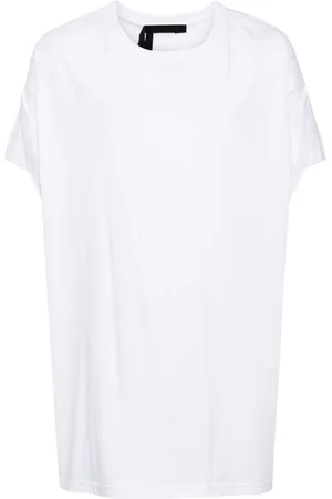Marina Yee Draped-detail cotton T-shirt