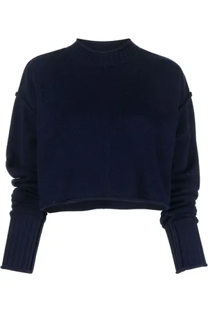 Sportmax Ribbed-knit cropped jumper