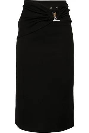 CHRISTOPHER ESBER Orbit ribbed midi skirt