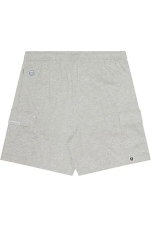 A Bathing Ape Logo-appliqu??d track shorts