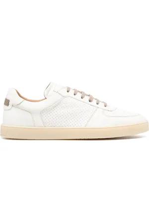 Neil Barrett Leather lace-up sneakers