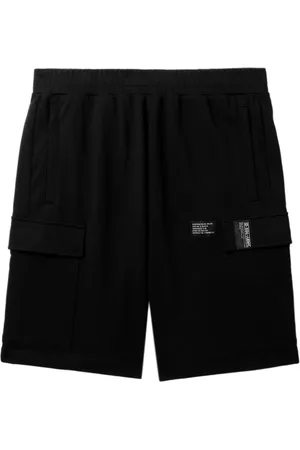 Izzue Logo-appliqu?? cotton shorts