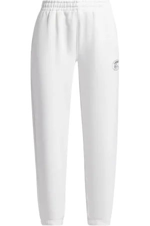 Lacoste Elasticated-waist organic cotton track pants