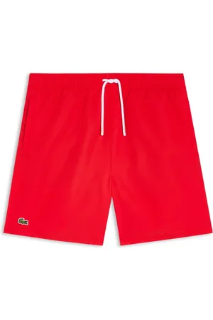 Lacoste Embroidered-logo swim shorts