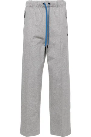 Moncler Logo-lettering cotton track pants