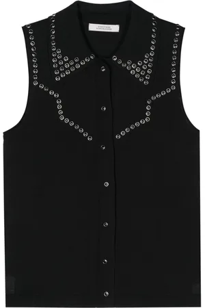 Dorothee Schumacher Stud-embellished knitted top