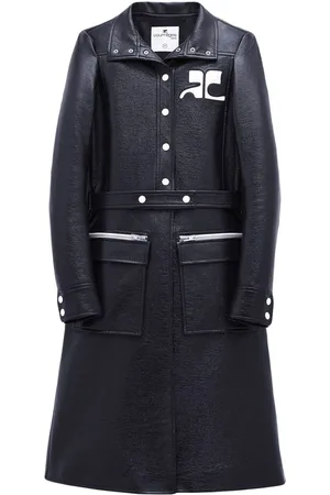 Courrèges Reedition vinyl trenchcoat