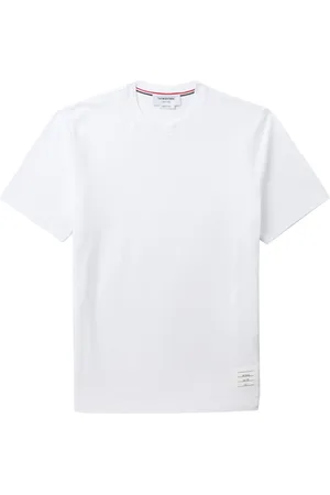 Thom Browne 4-Bar stripe cotton T-shirt