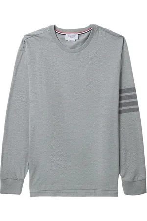 Thom Browne 4-Bar stripe cotton T-shirt